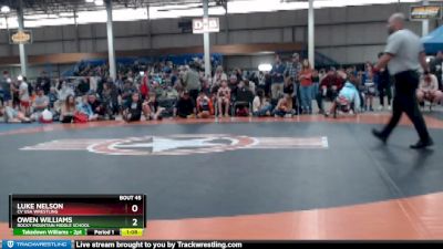 85 lbs Quarterfinal - Luke Nelson, CV USA Wrestling vs Owen Williams, Rocky Mountain Middle School