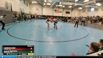 220 lbs Round 2 (10 Team) - Jamison Bade, Laramie vs Barak Bertoch, Wheatland