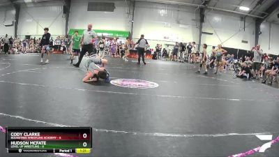 85 lbs Semis (4 Team) - Hudson McFate, Level Up Wrestling vs Cody Clarke, Roundtree Wrestling Academy