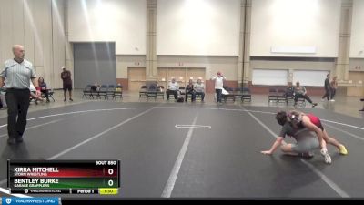 95 lbs Round 5 - Bentley Burke, Garage Grapplers vs Kirra Mitchell, Storm Wrestling