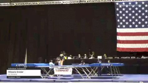Mikaela Snider - Individual Trampoline, Air Extreme - 2021 USA Gymnastics Championships