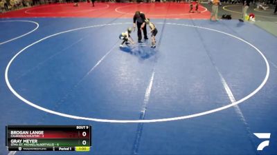 55 lbs Finals (8 Team) - Gray Meyer, STMA (St. Michael/Albertville) vs Brogan Lange, Caledonia/Houston