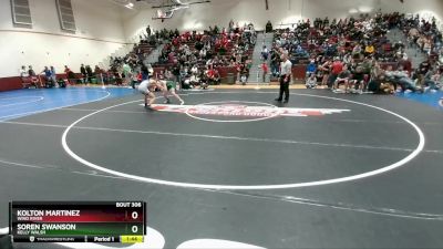 120 lbs Cons. Round 3 - Kolton Martinez, Wind River vs Soren Swanson, Kelly Walsh