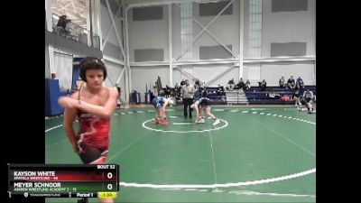 130 lbs Round 4 (16 Team) - Meyer Schnoor, Askren Wrestling Academy 2 vs Kayson White, Spatola Wrestling