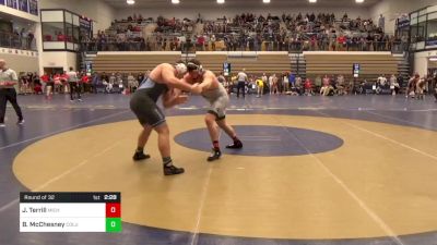 285 lbs Round Of 32 - Josh Terrill, Michigan State vs Billy McChesney, Columbia