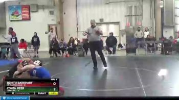 72 lbs Round 3 (6 Team) - Benito Barnhart, PA Alliance Blue vs Cohen Reer, Team Ohio