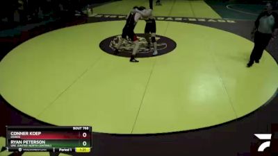 235 lbs Cons. Round 3 - Conner Koep, Osakis vs Ryan Peterson, UNC (United North Central)