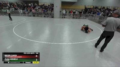 106 lbs Cons. Round 3 - Evan Mishels, Illinois vs Bryer Caves, Askren Wrestling Academy