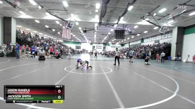 85 lbs Quarterfinal - Jaxon Randle, Chickasha Wrestling vs Jackson Smith, Lions Wrestling Academy