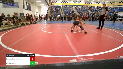 80-85 lbs Rr Rnd 1 - Bella Hutcheson, Wagoner Takedown Club vs Joely Hunt, Vian Wrestling Club