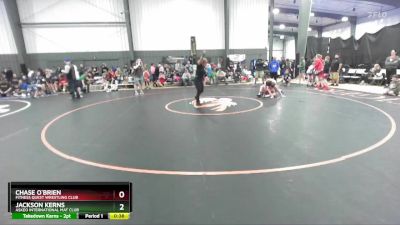 135 lbs Quarterfinal - Chase O`Brien, Fitness Quest Wrestling Club vs Jackson Kerns, Askeo International Mat Club