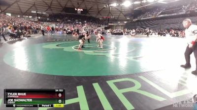 3A 132 lbs Semifinal - Tyler Rhue, Stanwood vs Joe Showalter, Cheney