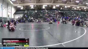 160 lbs Round 5 (6 Team) - Zechariah Roggasch, Nebraska Titans vs Abe Christiansen, Columbus Wrestling Organization