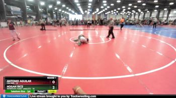 76 lbs Rd# 1 9:00am Friday - Antonio Aguilar, Cali Red vs Hogan Rice, Minnesota Funky Singlets