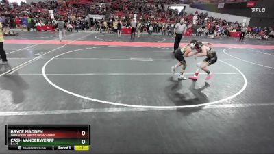 80 lbs Semifinal - Bryce Madden, Sarbacker Wrestling Academy vs Cash Vanderwerff, B.A.M.