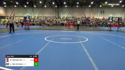 157 lbs C Of 16 #2 - Dom Mandarino, Stanford vs Layne Van Anrooy, Michigan