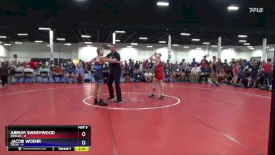 114 lbs Round 1 (8 Team) - Abrum Swathwood, Indiana vs Jacob Woehr, Texas