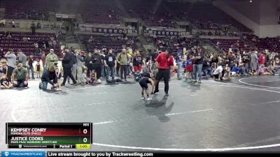 41-41 lbs Round 2 - Kempsey Conry, Pomona Elite (PWCC) vs Justice Cooks, Pikes Peak Warriors Wrestling