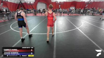 138 lbs Champ. Round 1 - Garrett Marks, Askren Wrestling Academy vs Chance Suddeth, Team Nazar Training Center