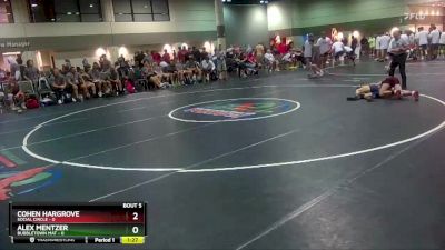 106 lbs Round 1 (16 Team) - Cohen Hargrove, Social Circle vs Alex Mentzer, Bubbletown Mat