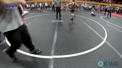 91 lbs Quarterfinal - Ariana Parker, Norman Grappling Club vs Rowdie Peck, Hinton Takedown Club