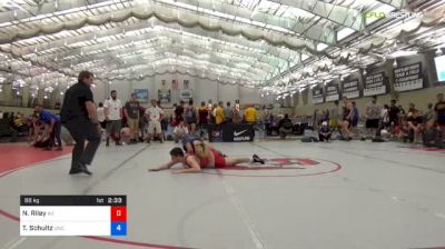 86 kg Consi Of 32 #1 - Nathaniel Riley, American vs Trenton Schultz, University Of Northern Colorado- Unattached