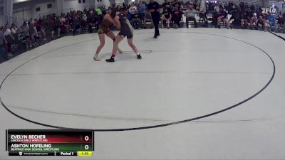 128 lbs Semifinal - Ashton Hofeling, Beatrice High School Wrestling vs Evelyn Becher, Lincoln Girls Wrestling