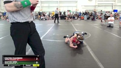 68 lbs Round 4 (6 Team) - Colton Chambers, Armory Athletics vs Easton Ginn, Neighborhood WC