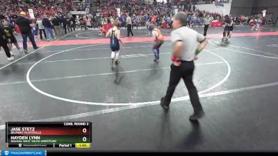 120 lbs Cons. Round 2 - Hayden Lynn, Wausau West Youth Wrestling vs Jase Stetz, Belmont-Platteville