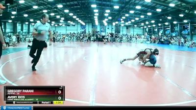 96 lbs Rd# 7- 10:45am Saturday Final Pool - Gregory Parani, M2TCNJ vs Avery Rios, Lions Wrestling Academy