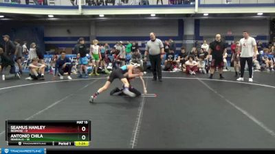 84 lbs Round 7 (8 Team) - Seamus Hanley, Rednose vs Antonio Chila, Seagulls