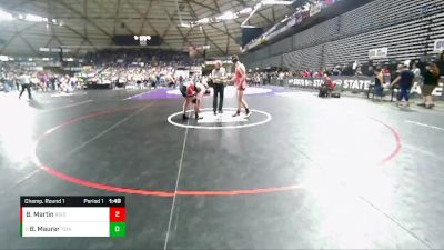 1A 195 lbs Champ. Round 1 - Brock Maurer, Tenino vs Brock Martin, Riverside