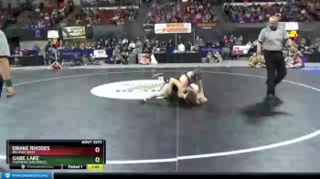 1st Place Match - Gabe Lake, Flathead (Kalispell) vs Drake Rhodes, Billings West