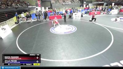 106 lbs Champ. Round 1 - Kaiya Maggini, USA Gold Wrestling Club vs Kylia Mease, North Coast Grapplers