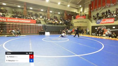 130 lbs Round Of 16 - Devin Patton, William Penn (Iowa) vs Paige Respico, Providence (Mont.)