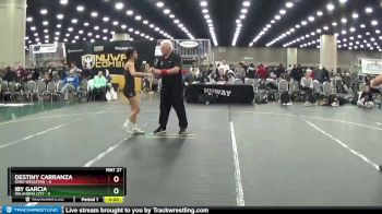 109 lbs Semis (4 Team) - Destiny Carranza, Iowa Wesleyan vs Iby Garcia, Oklahoma City