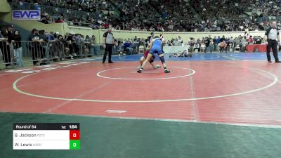 113 lbs Round Of 64 - Bentley Jackson, Poteau vs Wil Lewis, Harrah