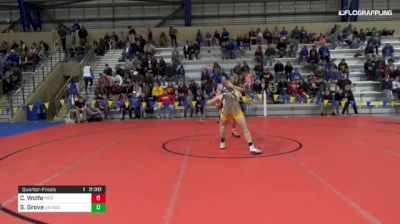 184 lbs Quarterfinal - Colton Wolfe, Nebraska vs Samuel Grove, South Dakota State Unattached