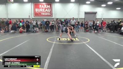 110 lbs Quarterfinal - Levi Wright, Machine Shed Wrestling vs Chase Alvarez, Eastern Loundoun Wrestling Clu