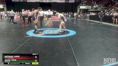 5A 114 lbs Champ. Round 1 - Anthony Lopez, Volcano Vista vs Mateo Tapia, Santa Fe