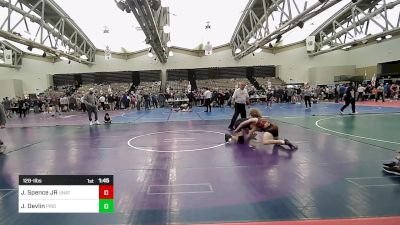 128-I lbs Semifinal - Johnny Spence JR, Unattached vs Jamison Devlin, Pride WC