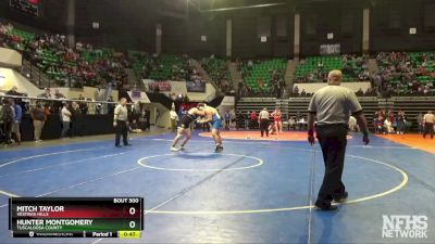 285 lbs Cons. Semi - Hunter Montgomery, Tuscaloosa County vs MITCH TAYLOR, Vestavia Hills