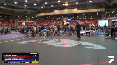 106 lbs Semifinal - Kyrian Perez, OK vs Dalani Hornbuckle, AR