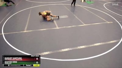 102 lbs Cons. Round 4 - Easton King, Minnesota vs August Hartung, Stillwater Area Wrestling