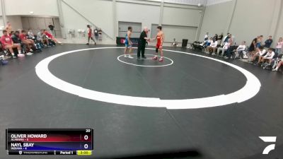 160 lbs Round 1 (8 Team) - Oliver Howard, Alabama vs Nayl Sbay, Indiana