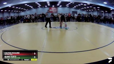 165 lbs Semifinal - Quinn Fusco, Warriors Wrestling Club vs Colton Mcguire, Machine Shed