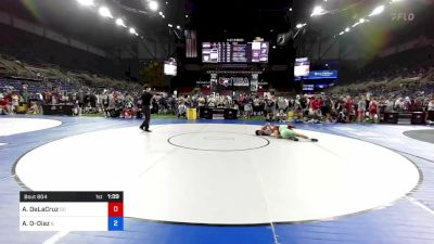 120 lbs Cons 64 #1 - Aj DeLaCruz, South Carolina vs Anthony Orozco-Diaz, Illinois