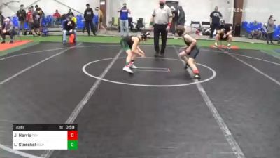 70 lbs Consolation - Jack Harris, Fightin Irish vs Logan Stoeckel, South Plainfield