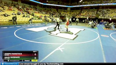 138 Class 2 lbs Cons. Round 1 - Joseph Fahnstock, Nevada vs Gavin Shoemate, St. Clair