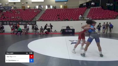 57 kg Cons 16 #2 - Wyatt Fry, Pennsylvania vs Sebastian Quintana, Aniciete Training Club